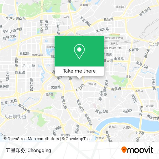五星印务 map