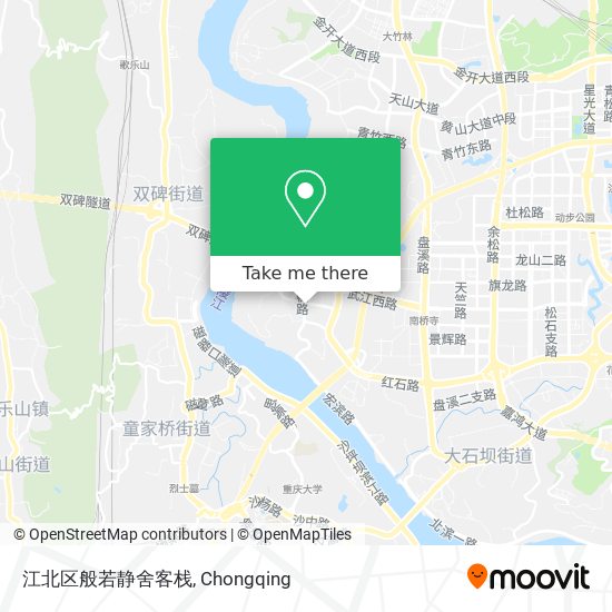 江北区般若静舍客栈 map