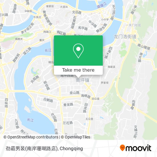 劲霸男装(南岸珊瑚路店) map