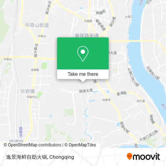 逸景海鲜自助火锅 map