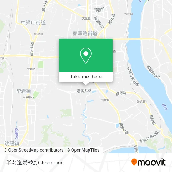 半岛逸景3站 map