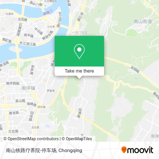 南山铁路疗养院-停车场 map