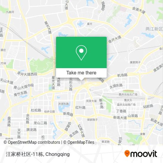 汪家桥社区-11栋 map