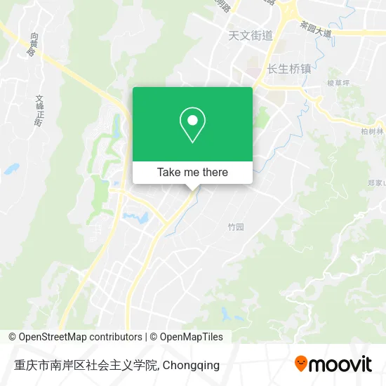 重庆市南岸区社会主义学院 map