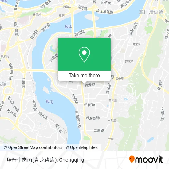 拜哥牛肉面(青龙路店) map