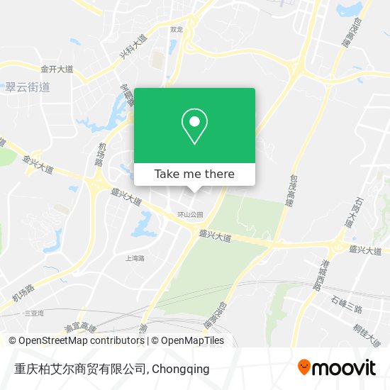 重庆柏艾尔商贸有限公司 map