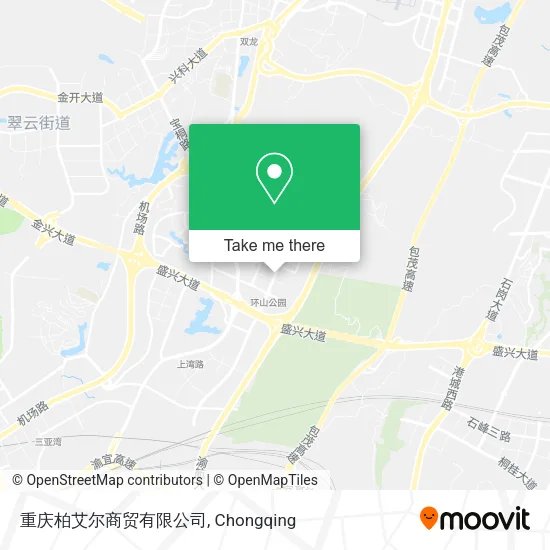 重庆柏艾尔商贸有限公司 map