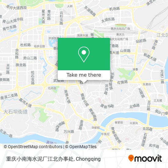 重庆小南海水泥厂江北办事处 map