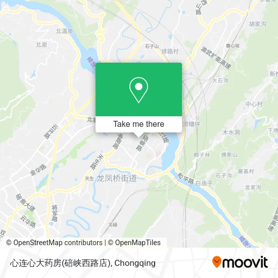 心连心大药房(碚峡西路店) map