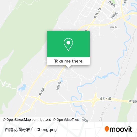 白路花圈寿衣店 map