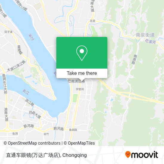 直通车眼镜(万达广场店) map