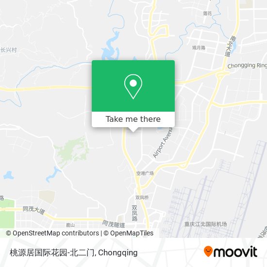 桃源居国际花园-北二门 map