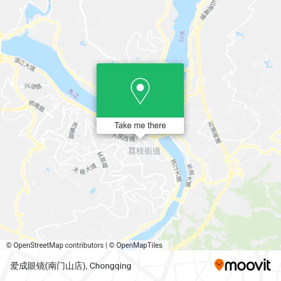爱成眼镜(南门山店) map