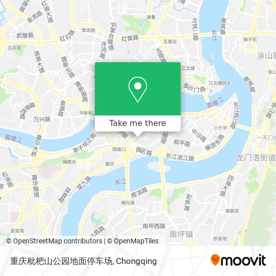 重庆枇杷山公园地面停车场 map