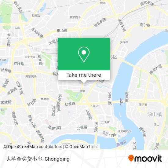 大芊金尖货串串 map
