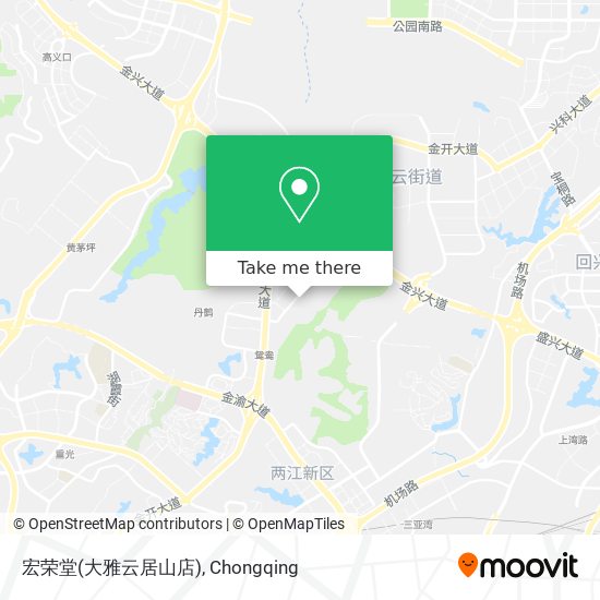 宏荣堂(大雅云居山店) map