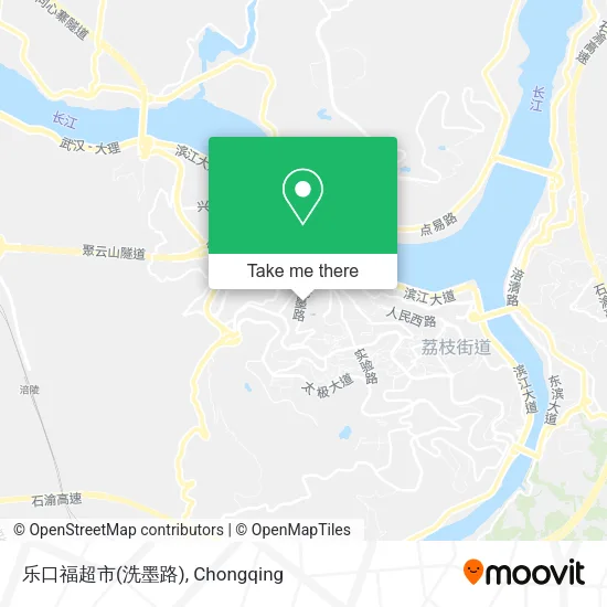 乐口福超市(洗墨路) map