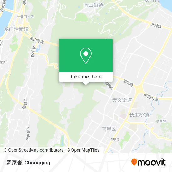 罗家岩 map