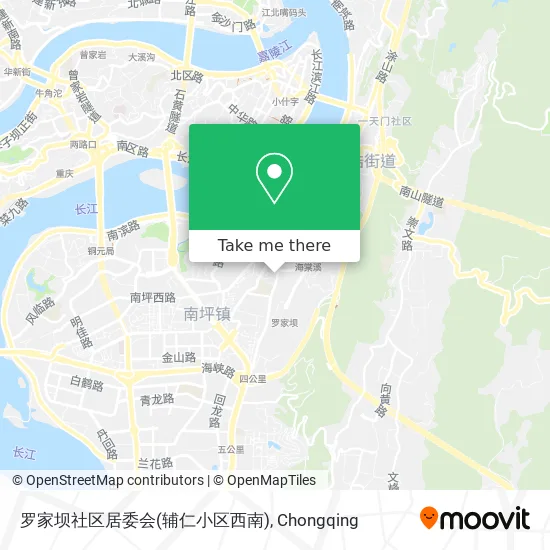 罗家坝社区居委会(辅仁小区西南) map