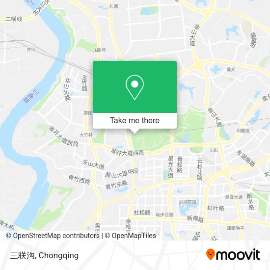 三联沟 map