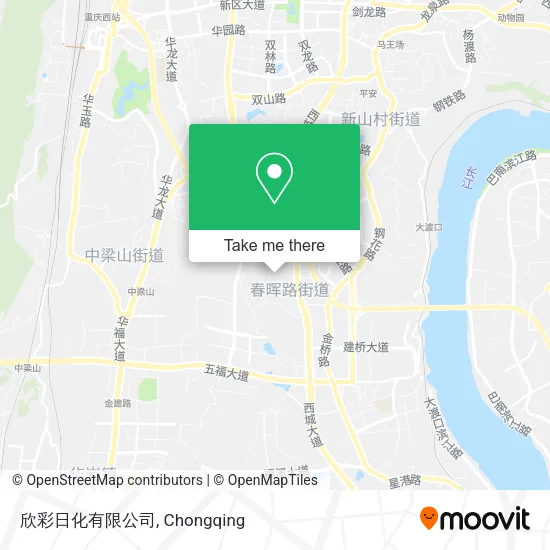 欣彩日化有限公司 map