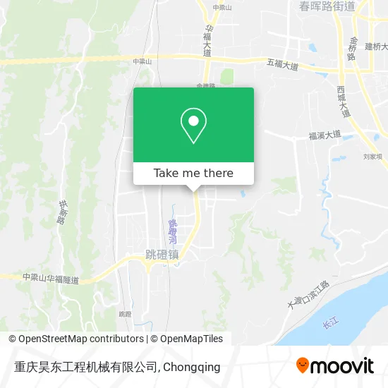 重庆昊东工程机械有限公司 map
