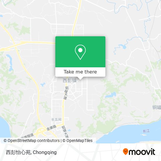 西彭怡心苑 map