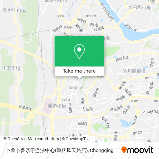 卜鲁卜鲁亲子游泳中心(重庆凤天路店) map