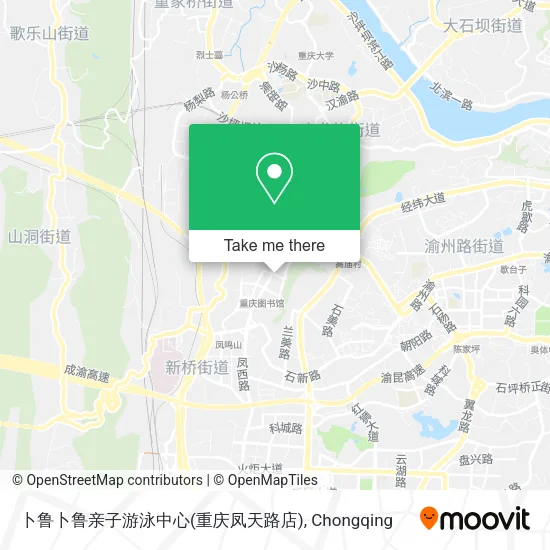 卜鲁卜鲁亲子游泳中心(重庆凤天路店) map