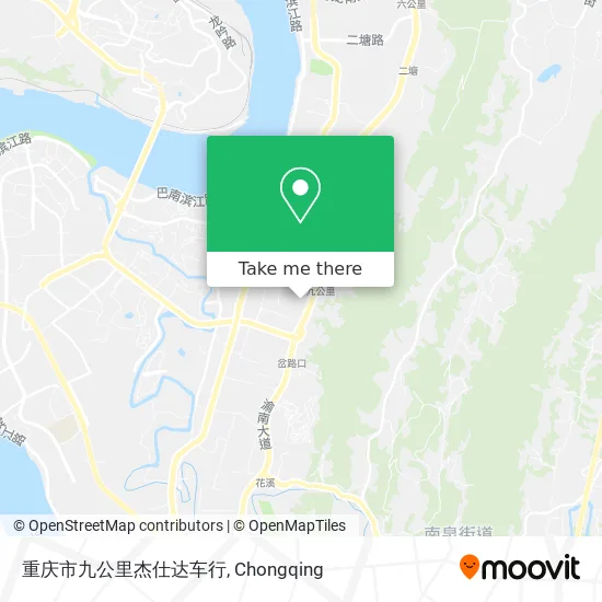 重庆市九公里杰仕达车行 map