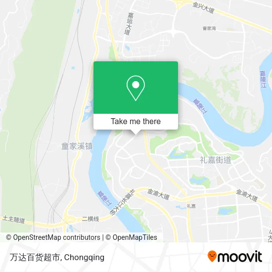 万达百货超市 map