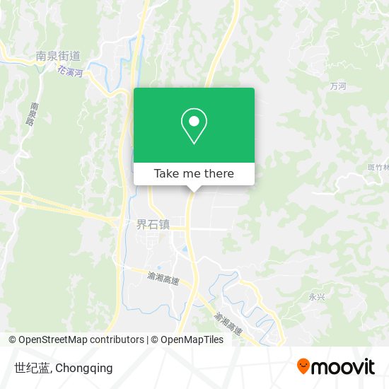 世纪蓝 map
