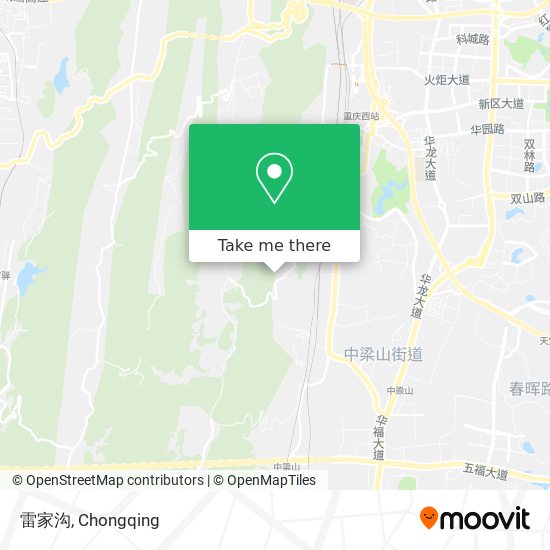 雷家沟 map