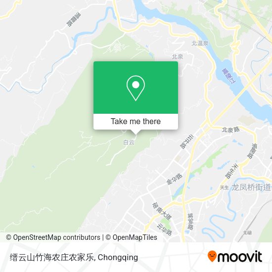 缙云山竹海农庄农家乐 map