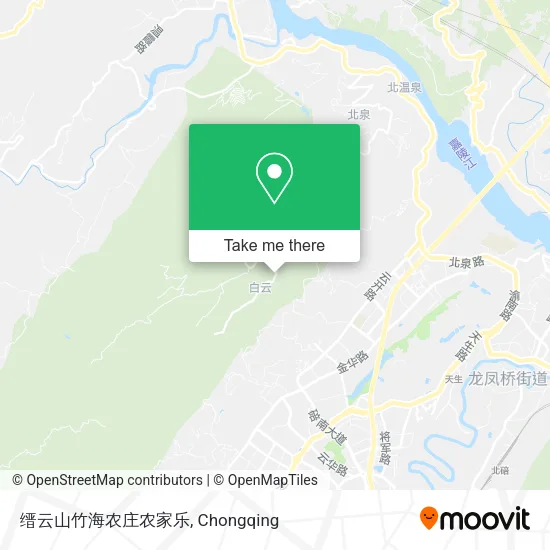 缙云山竹海农庄农家乐 map
