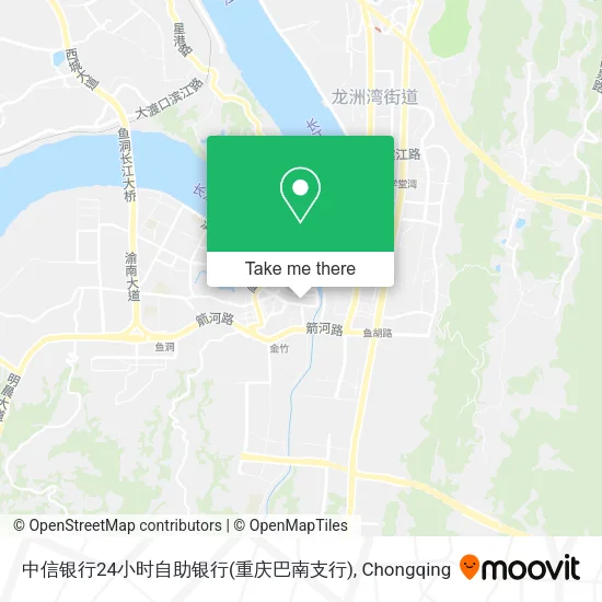 中信银行24小时自助银行(重庆巴南支行) map