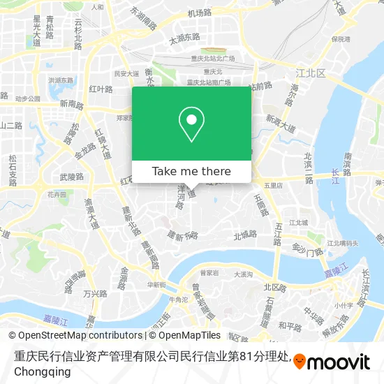 重庆民行信业资产管理有限公司民行信业第81分理处 map