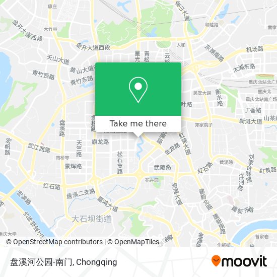 盘溪河公园-南门 map