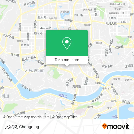 文家梁 map