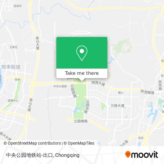 中央公园地铁站-出口 map