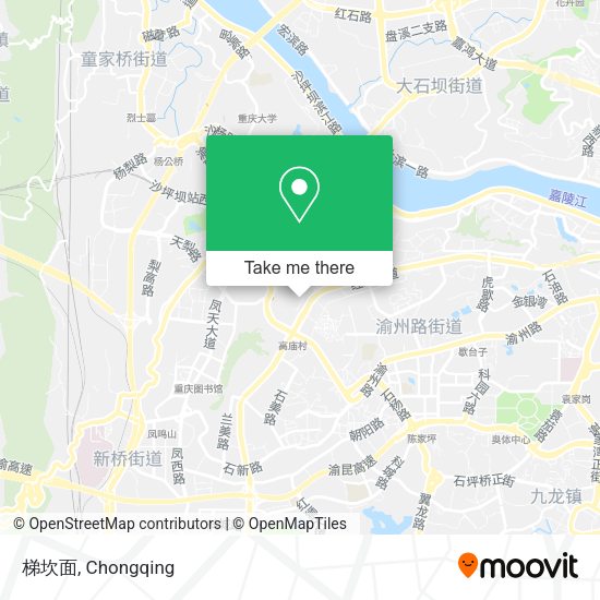 梯坎面 map