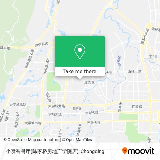 小嘴香餐厅(陈家桥房地产学院店) map