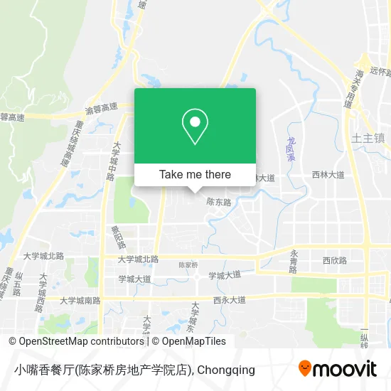 小嘴香餐厅(陈家桥房地产学院店) map