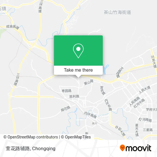 萱花路辅路 map