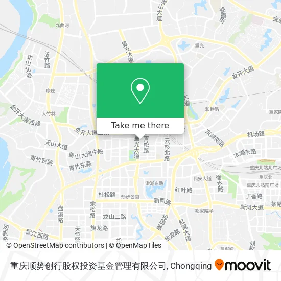 重庆顺势创行股权投资基金管理有限公司 map