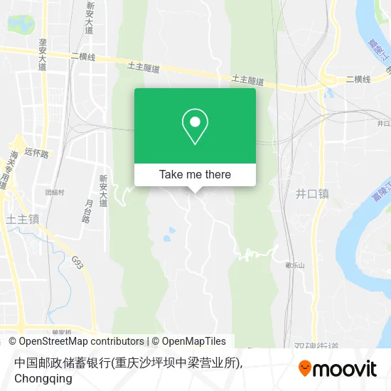 中国邮政储蓄银行(重庆沙坪坝中梁营业所) map