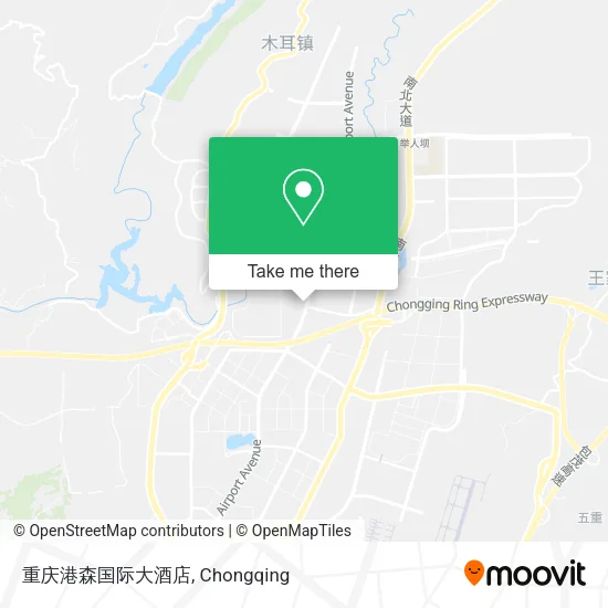 重庆港森国际大酒店 map