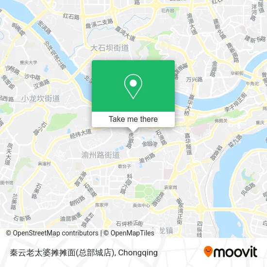 秦云老太婆摊摊面(总部城店) map