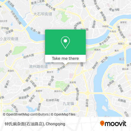 钟氏豌杂面(石油路店) map