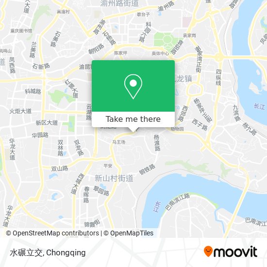 水碾立交 map